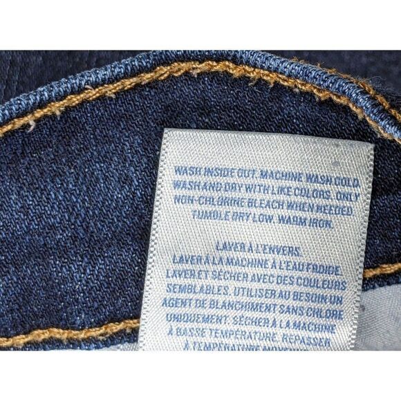 (3/$35) Old Navy Size 4 Short The Sweetheart Fringe Hem Denim Blue Jeans Capris - Picture 6 of 11